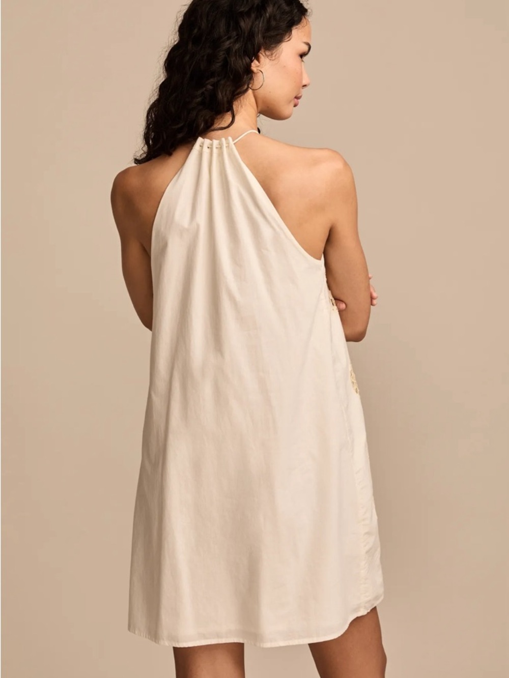 Lucky Brand Festival Embroidered Shift Mini Dress size L - Picture 9 of 11